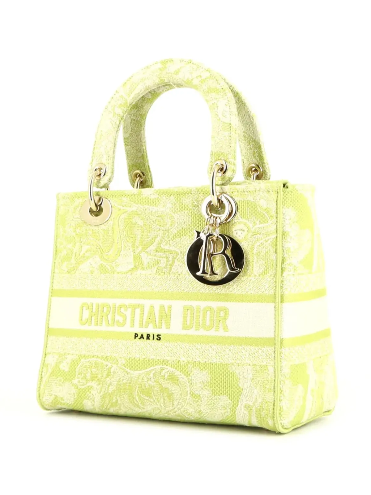 Christian Dior Pre-Owned レディ ディオール 2ウェイ ハンドバッグ - 画像4
