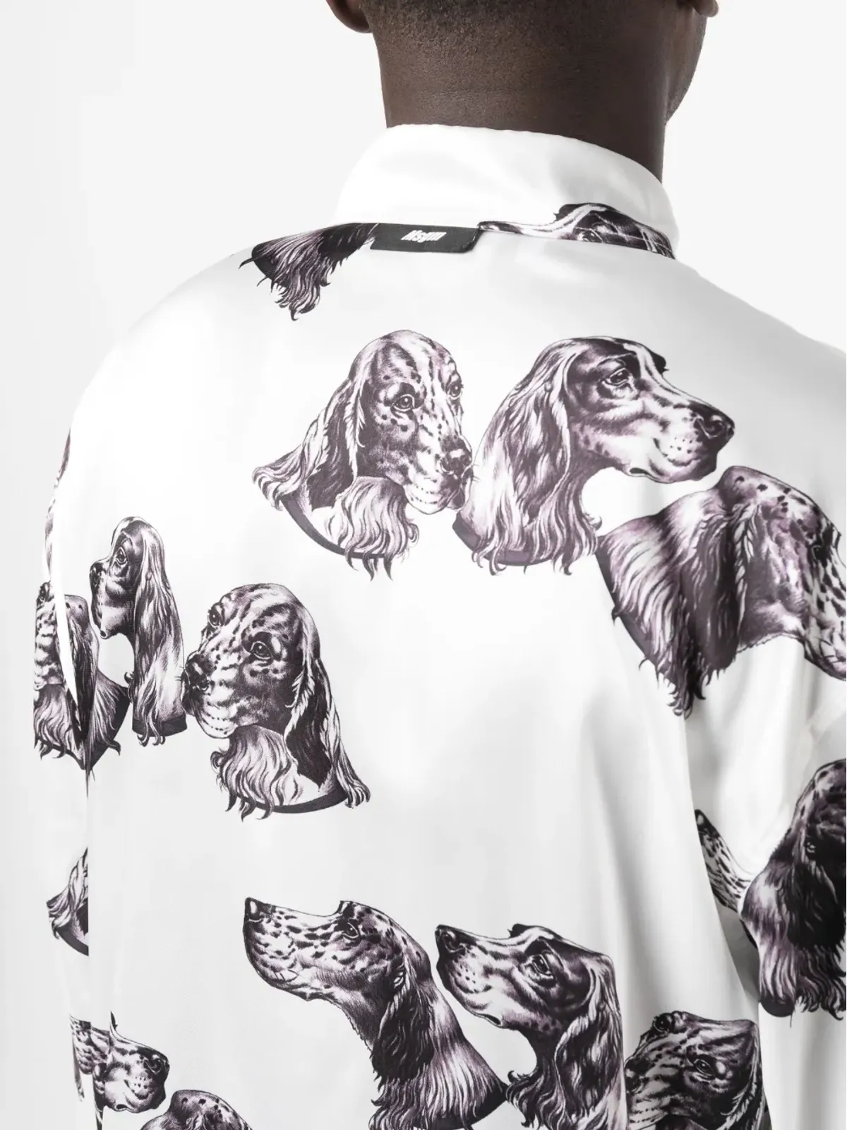 MSGM グラフィックプリント長袖シャツ - 画像5