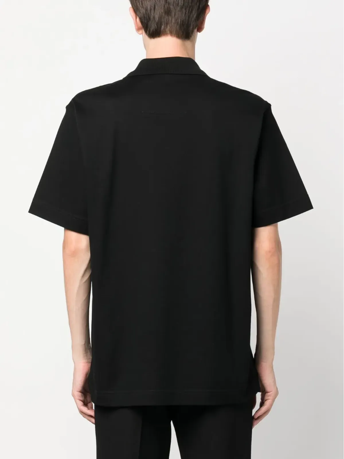 Givenchy ロゴプレート付きコットンポロシャツ - 画像4
