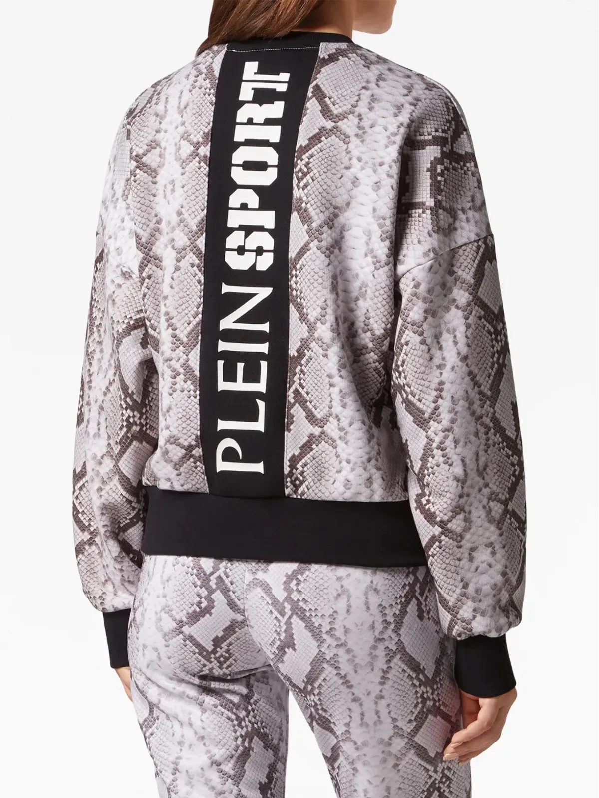 Plein Sport パイソンプリント長袖スウェットシャツ - 画像3