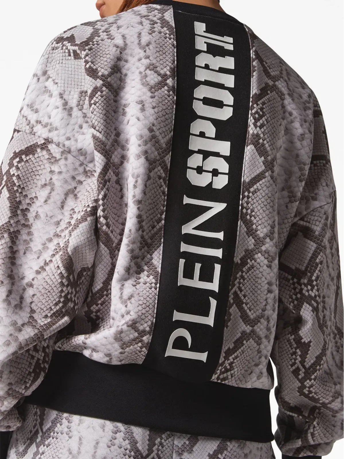 Plein Sport パイソンプリント長袖スウェットシャツ - 画像4