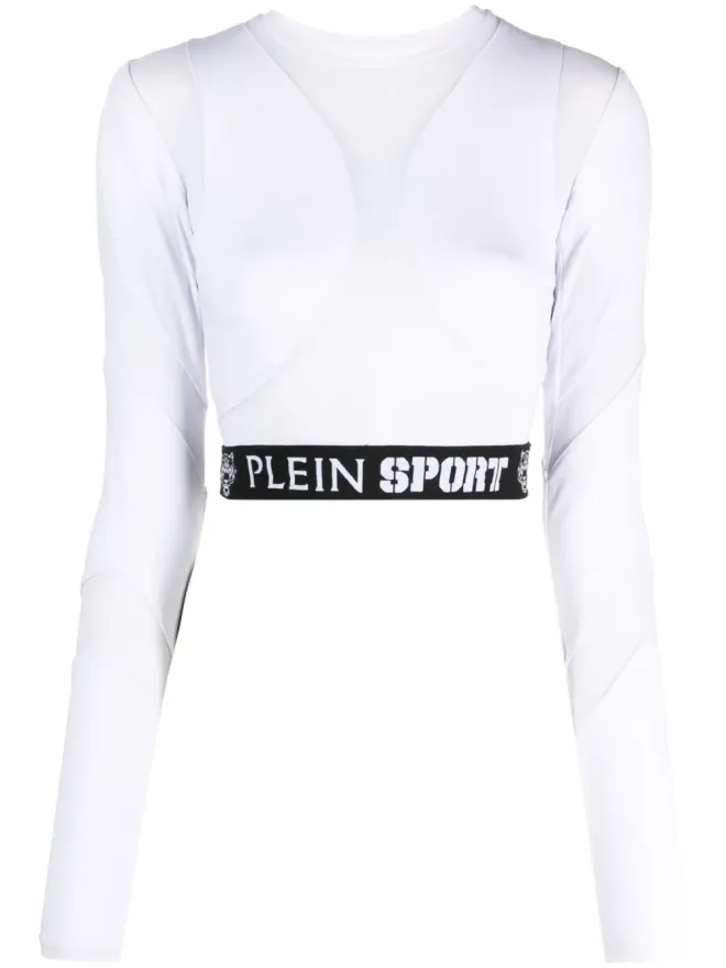 Plein Sport Plein Sport ロゴプリント ストレッチデザイントップの商品画像