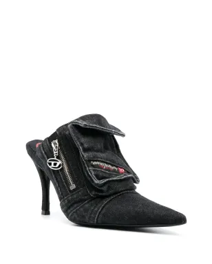 Diesel D-Venus Pocket 100mm デニムミュール - サムネイル2