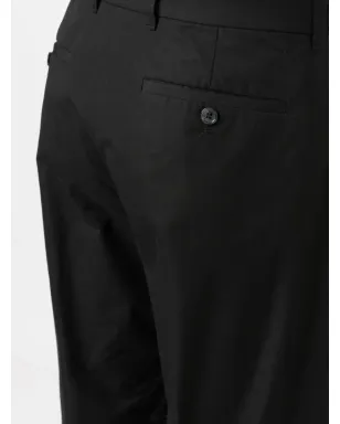 Alexander McQueen ドローストリングウエストストレートレッグパンツ（ブラック） - サムネイル5