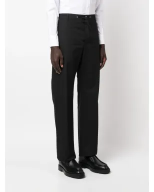 Alexander McQueen ドローストリングウエストストレートレッグパンツ（ブラック） - サムネイル3