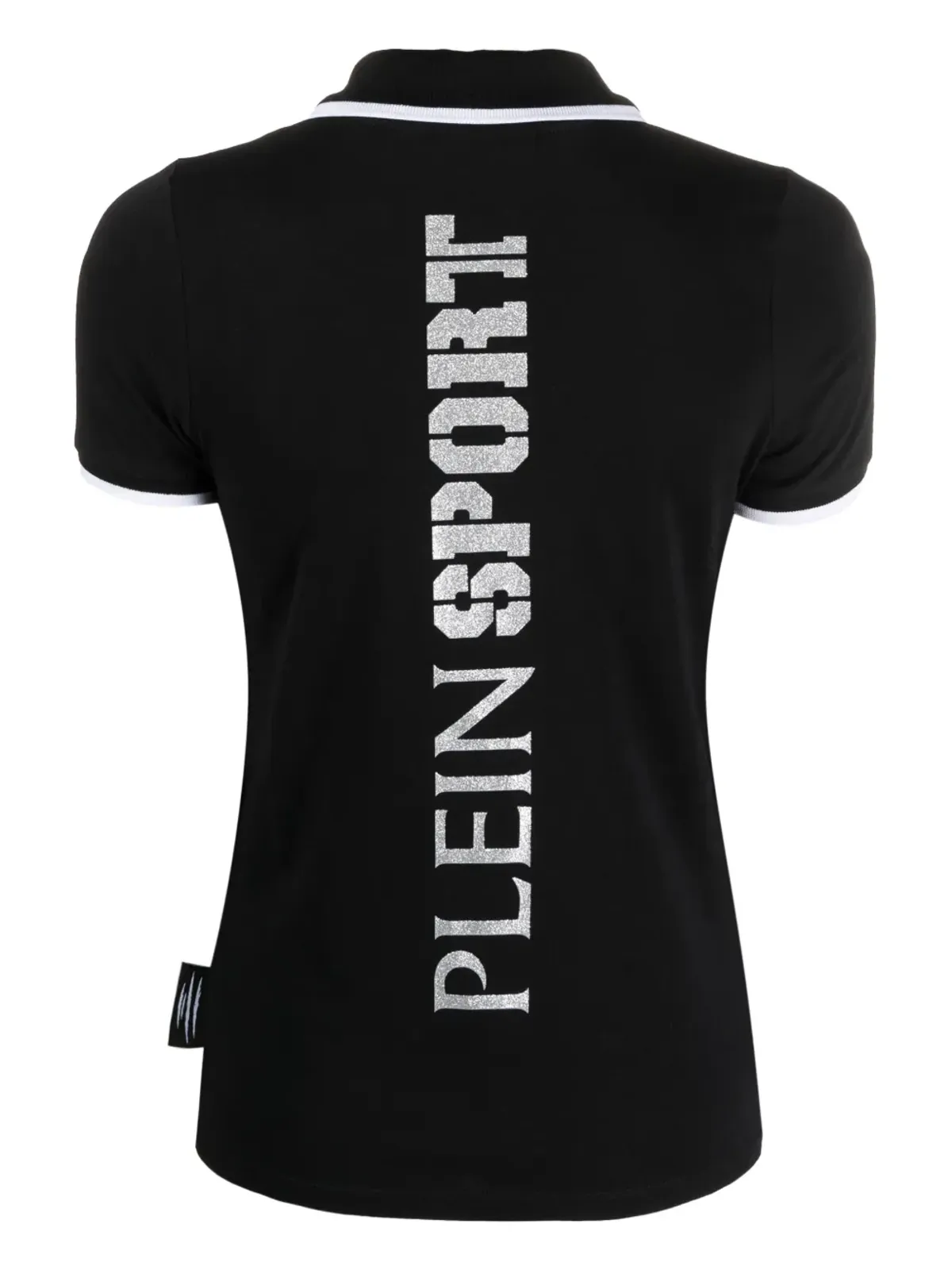 Plein Sport ロゴプリントコットンポロシャツ - 画像2