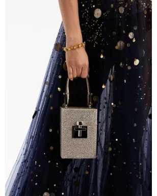 Oscar de la Renta クリスタルパヴェ アリビ キューブ バッグ - サムネイル2