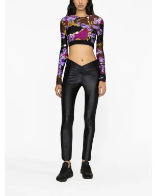 Versace Jeans Couture バロッコプリント クロップトップ - サムネイル2