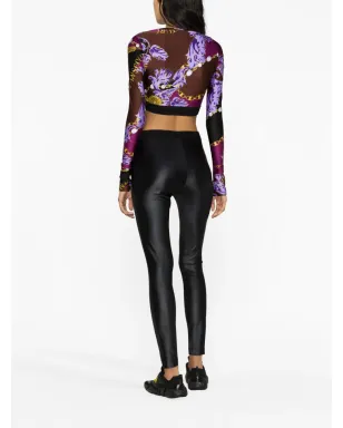Versace Jeans Couture バロッコプリント クロップトップ - サムネイル4