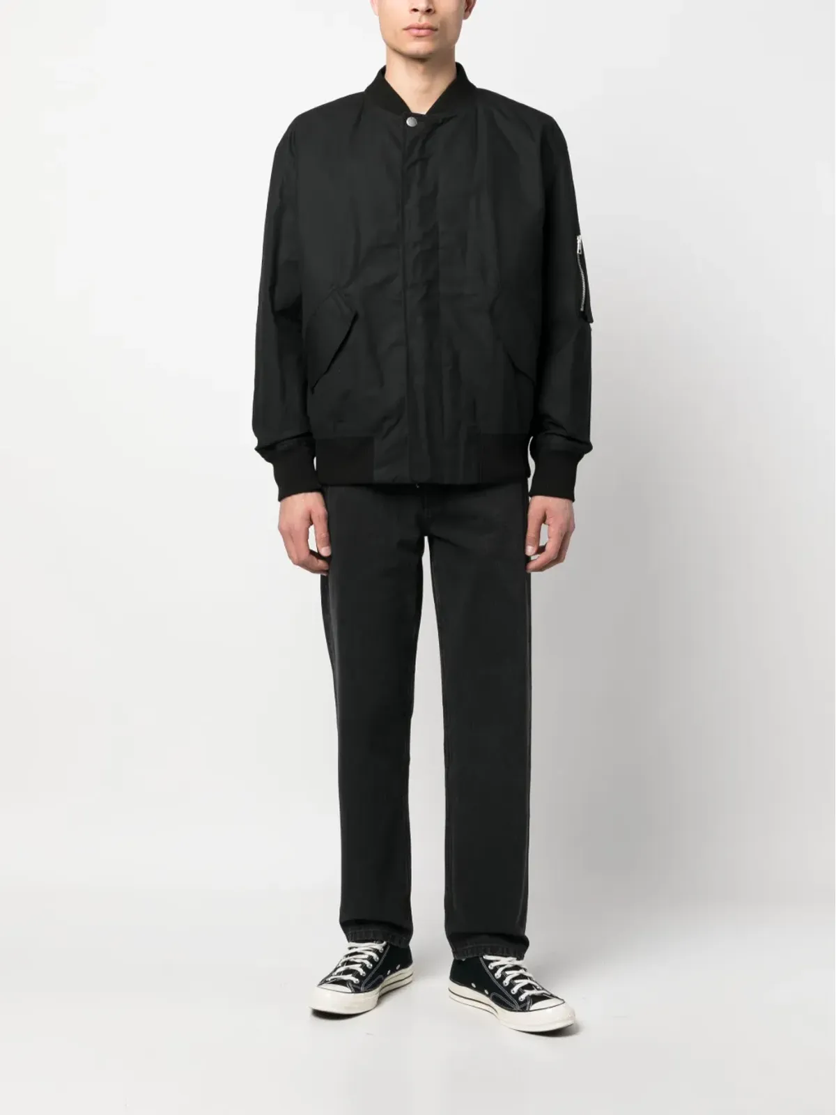 A.P.C. ジップポケット付き コットン ボンバー ジャケット - 画像2