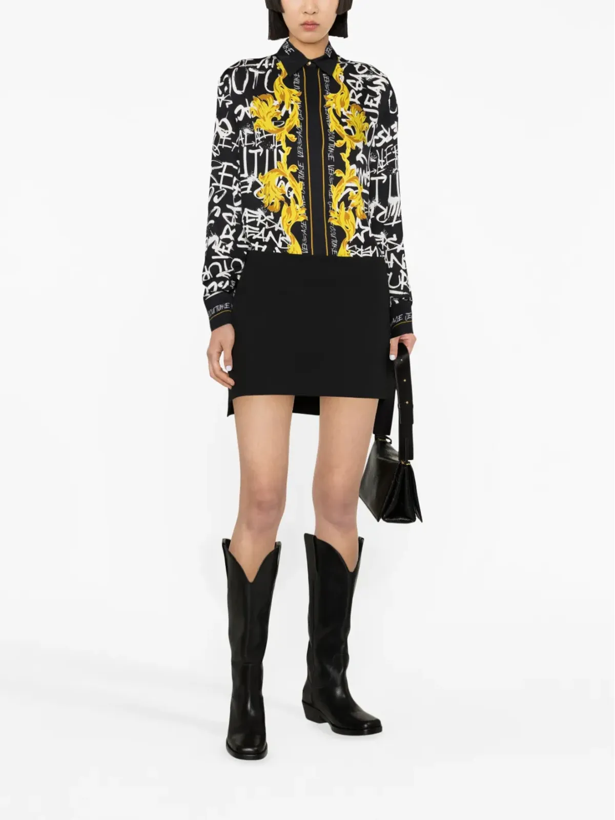 Versace Jeans Couture ロゴ クチュール プリント ブラウス - 画像2