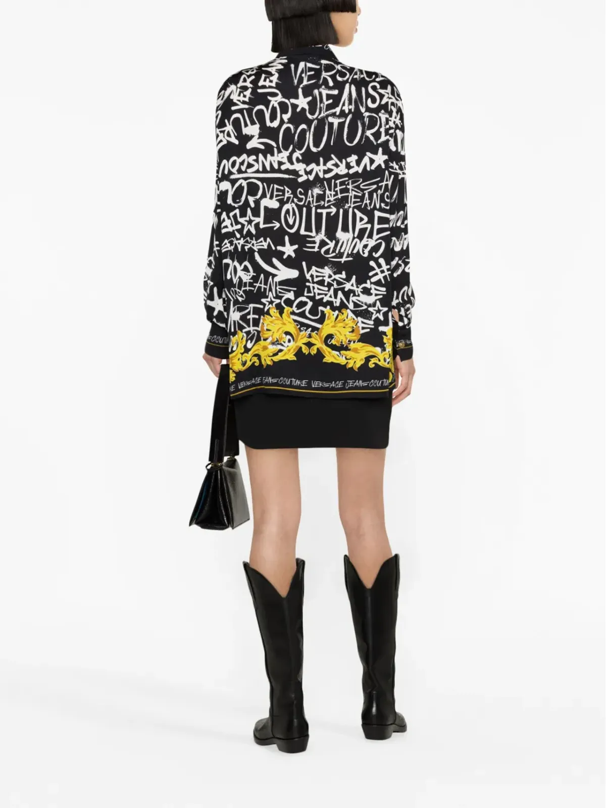 Versace Jeans Couture ロゴ クチュール プリント ブラウス - 画像4