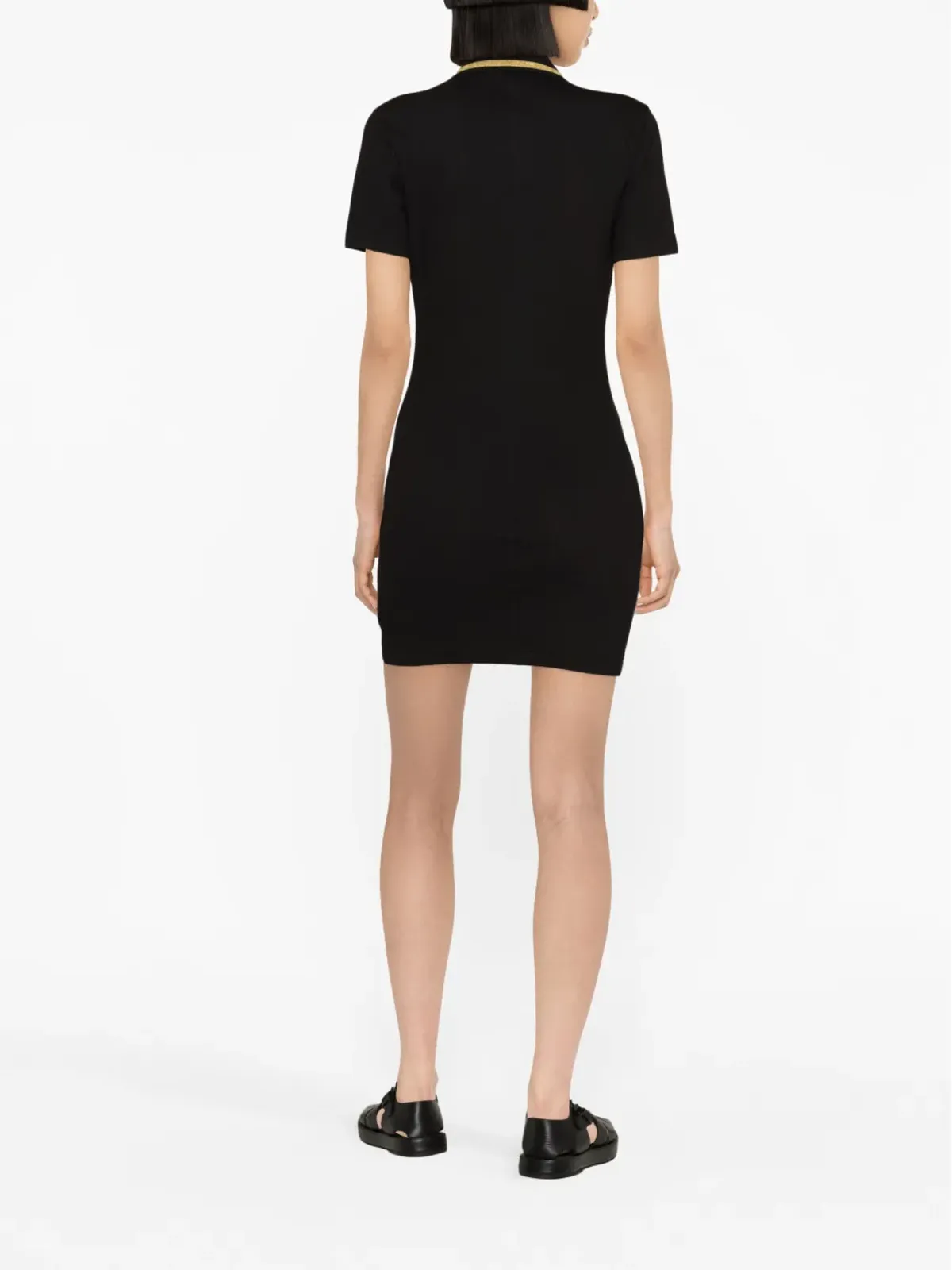 Versace Jeans Couture V-Emblemポロミニドレス - 画像4