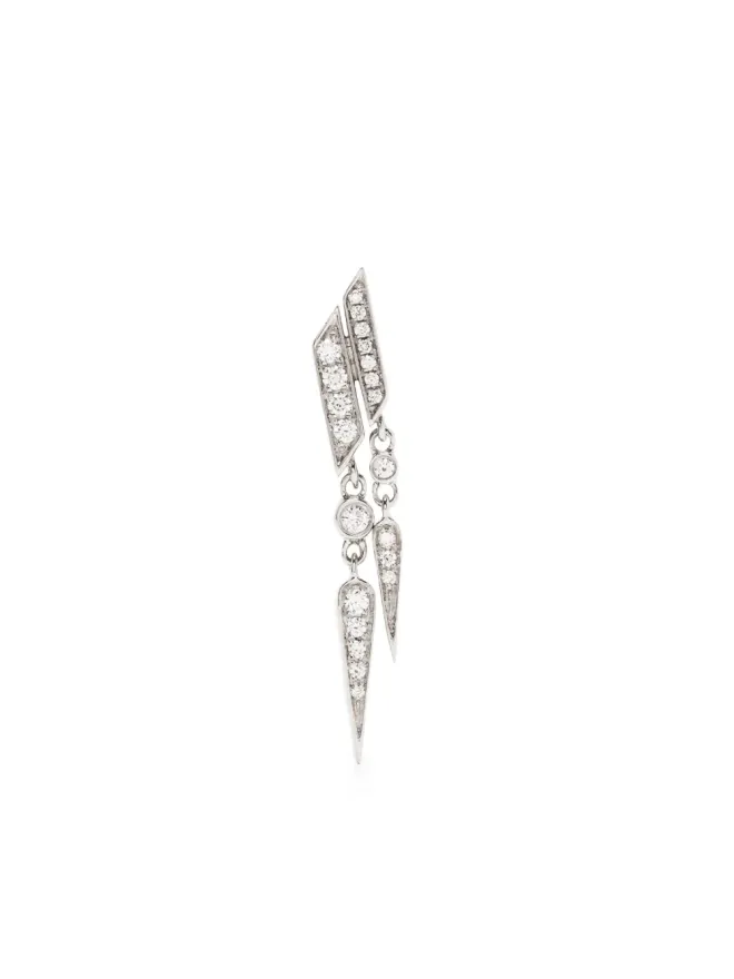 STATEMENT PARIS STATEMENT PARIS ダイヤモンド ドロップ イヤリングの商品画像