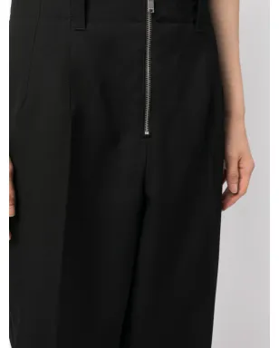 Jil Sander ジップファスナー付きウールのテーパードパンツ - サムネイル5