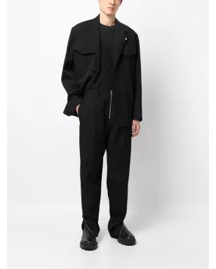 Jil Sander ジップファスナー付きウールのテーパードパンツ - サムネイル2