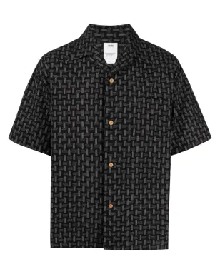 visvim グラフィックプリント半袖シャツ - ブラック - サムネイル1