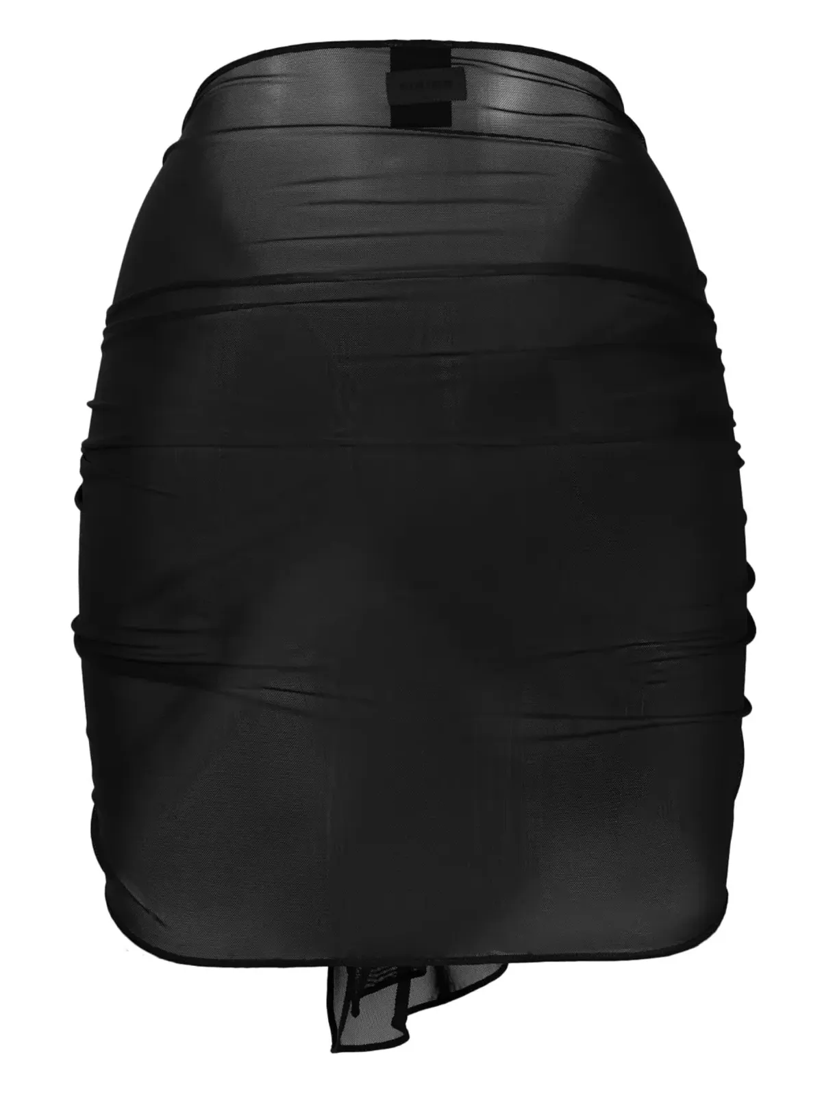 Fisico self-tie semi-sheer cover-up - Black - 画像2
