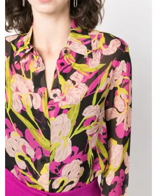 PINKO 花柄プリント長袖シャツ - サムネイル5