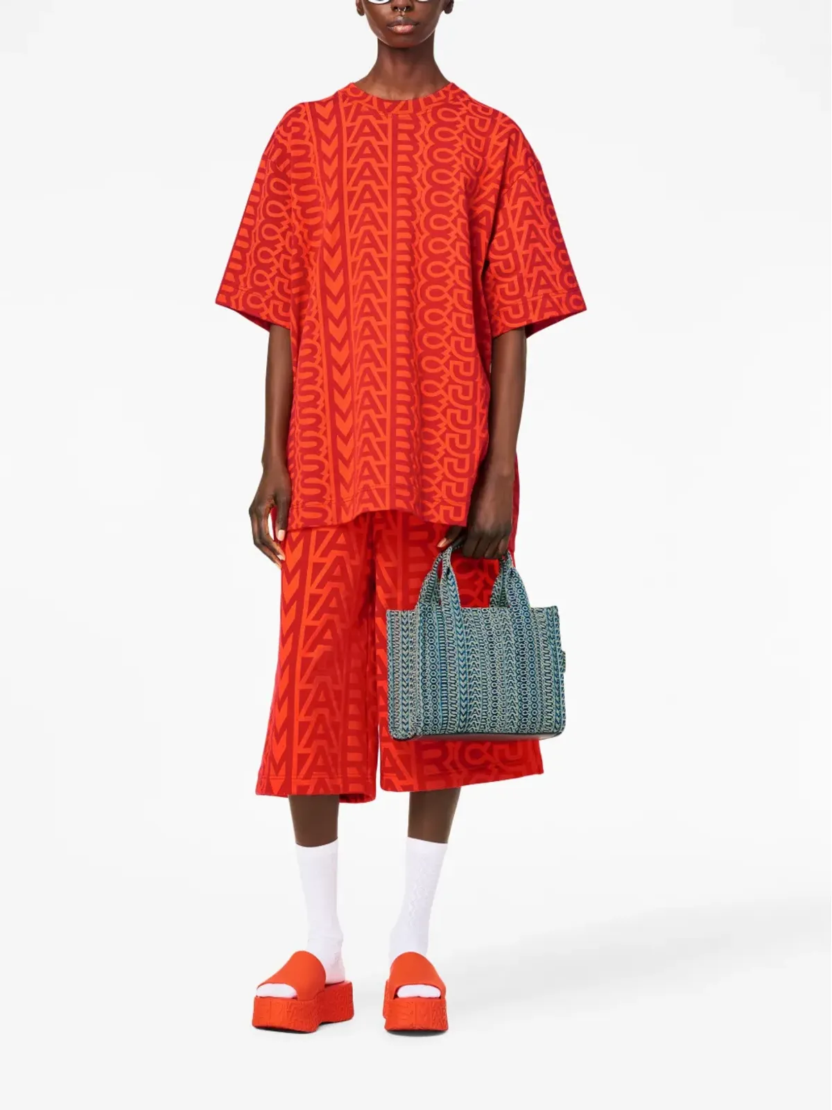Marc Jacobs モノグラムジャカード・スモールトートバッグ - 画像3