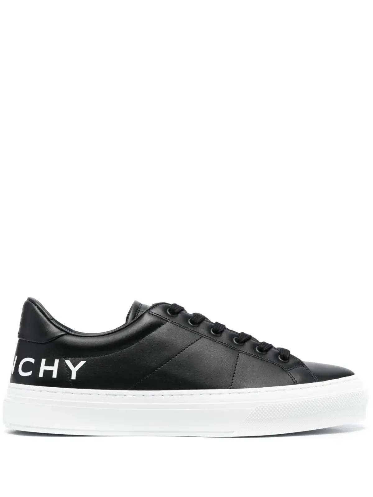 Givenchy ロゴプリント レザー スニーカー - 画像1