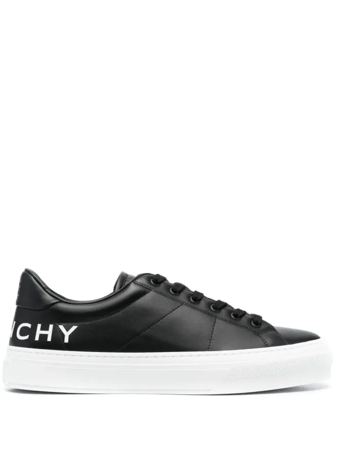 Givenchy Givenchy ロゴプリント レザー スニーカーの商品画像