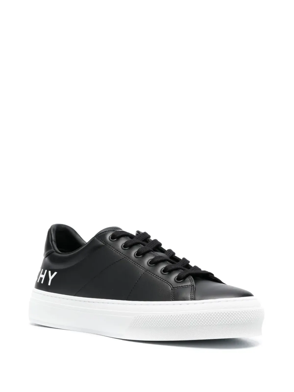 Givenchy ロゴプリント レザー スニーカー - 画像2