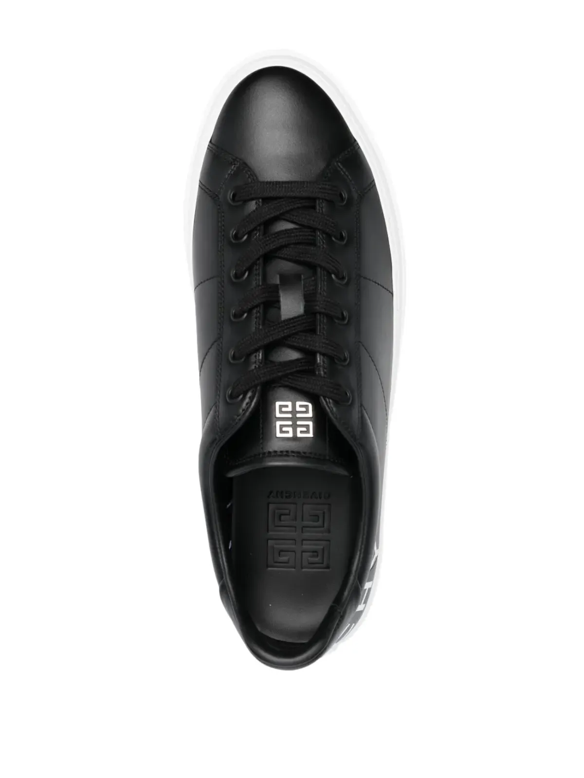 Givenchy ロゴプリント レザー スニーカー - 画像4