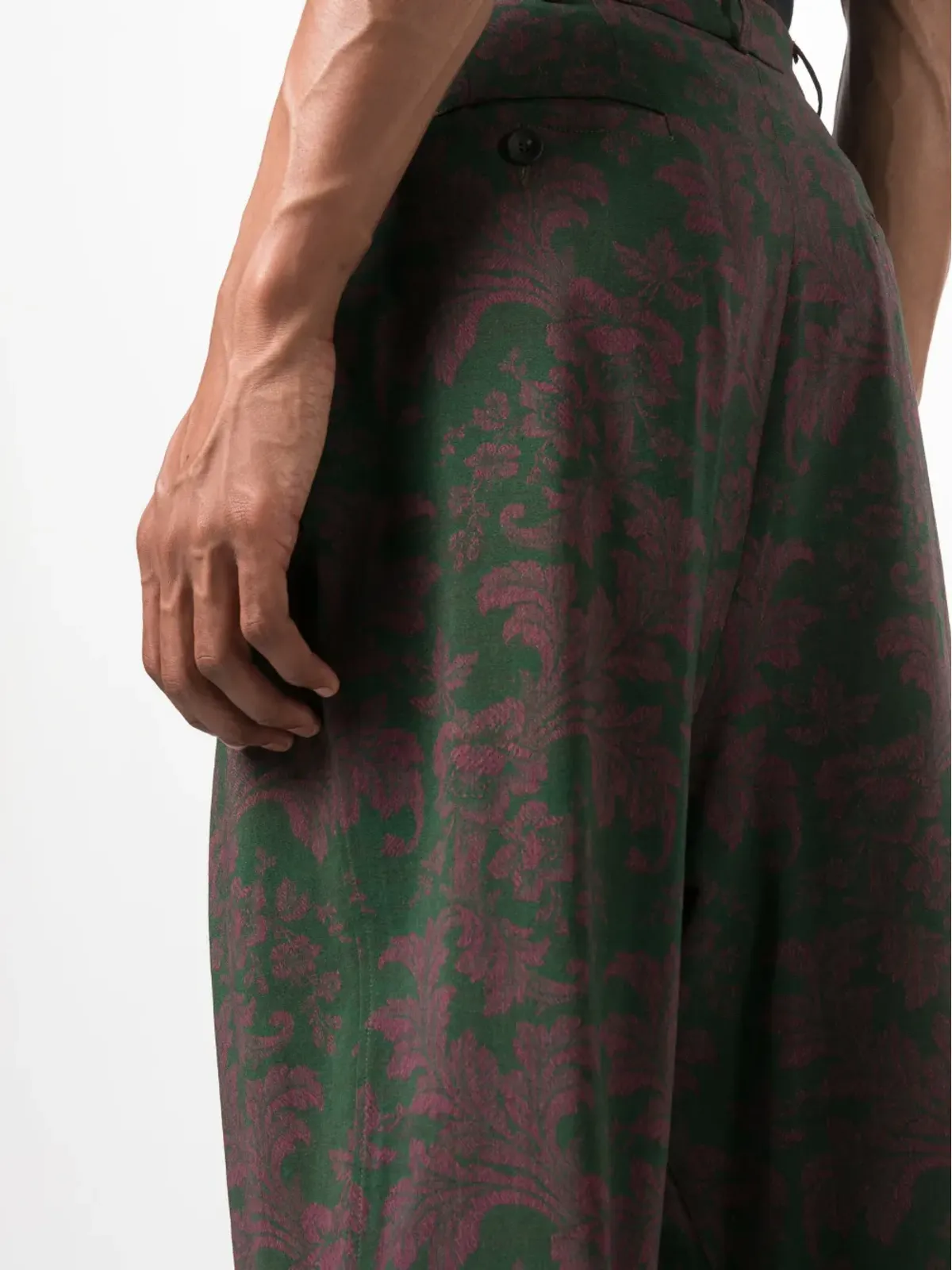 Pierre-Louis Mascia 花柄パンツ - Green - 画像5