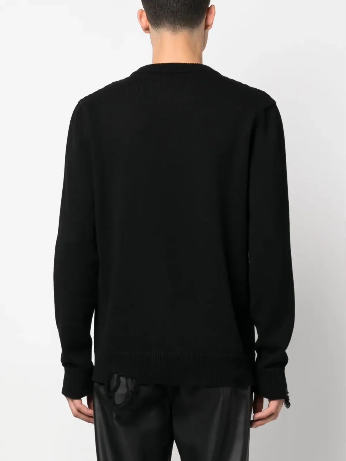 Givenchy 4Gモチーフ ダメージ加工 コットン スウェットシャツ - 画像4