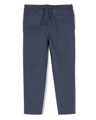 Emporio Armani Kids ドローストリングストレッチコットンパンツ - サムネイル2
