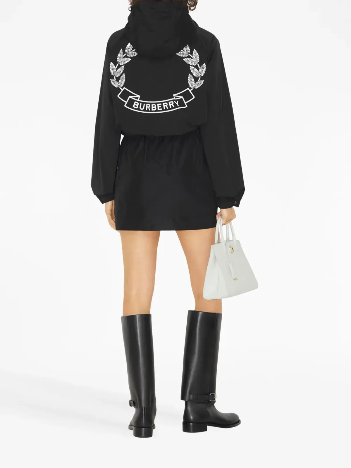 Burberry ハイウエスト ボタンアップ スカート - 画像4