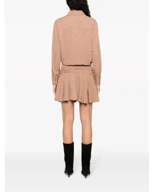 PINKO Arzach ロゴジャカード シャツドレス - サムネイル4