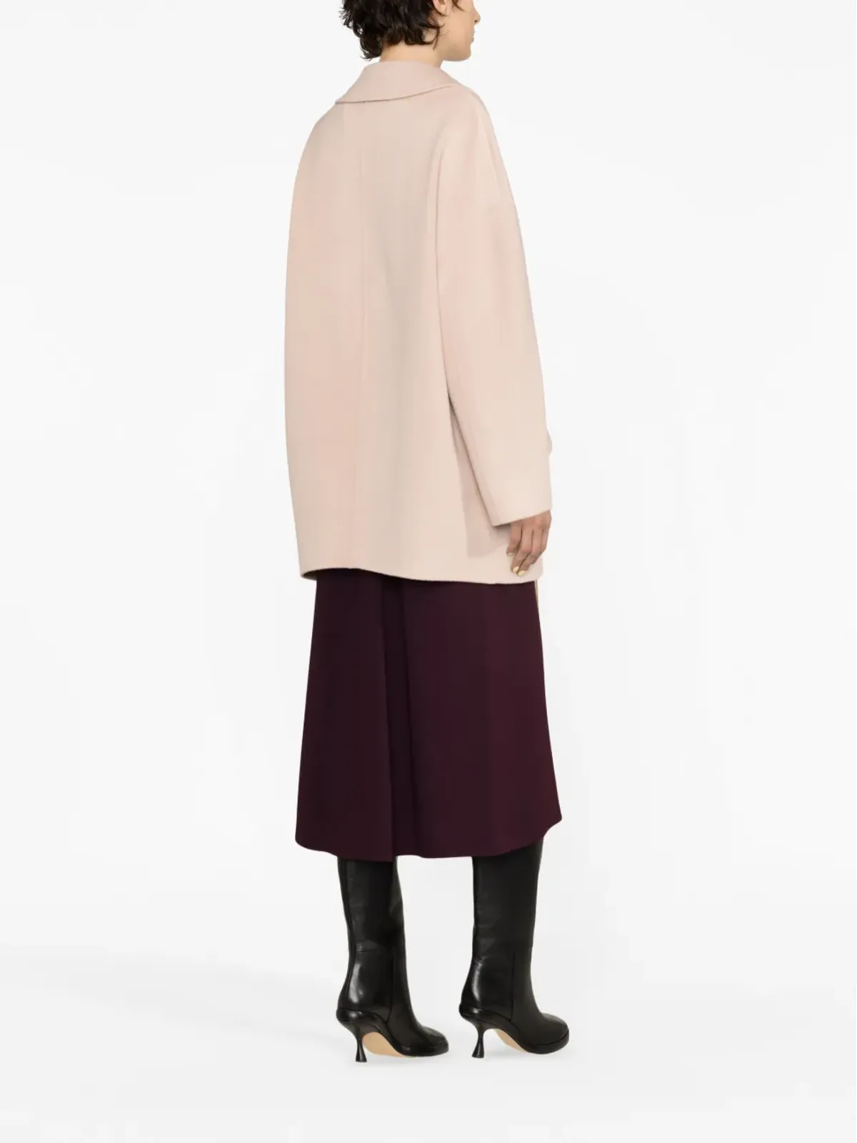 PINKO シングルブレスト ウールコート - 画像4