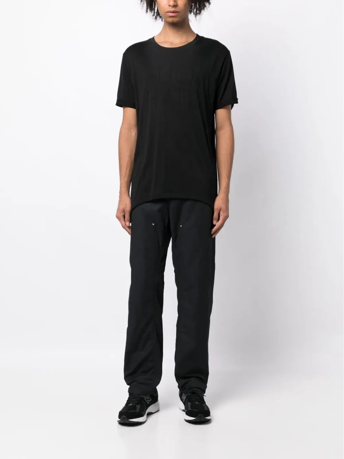Private Stock The Haine コットンTシャツ - ブラック - 画像2