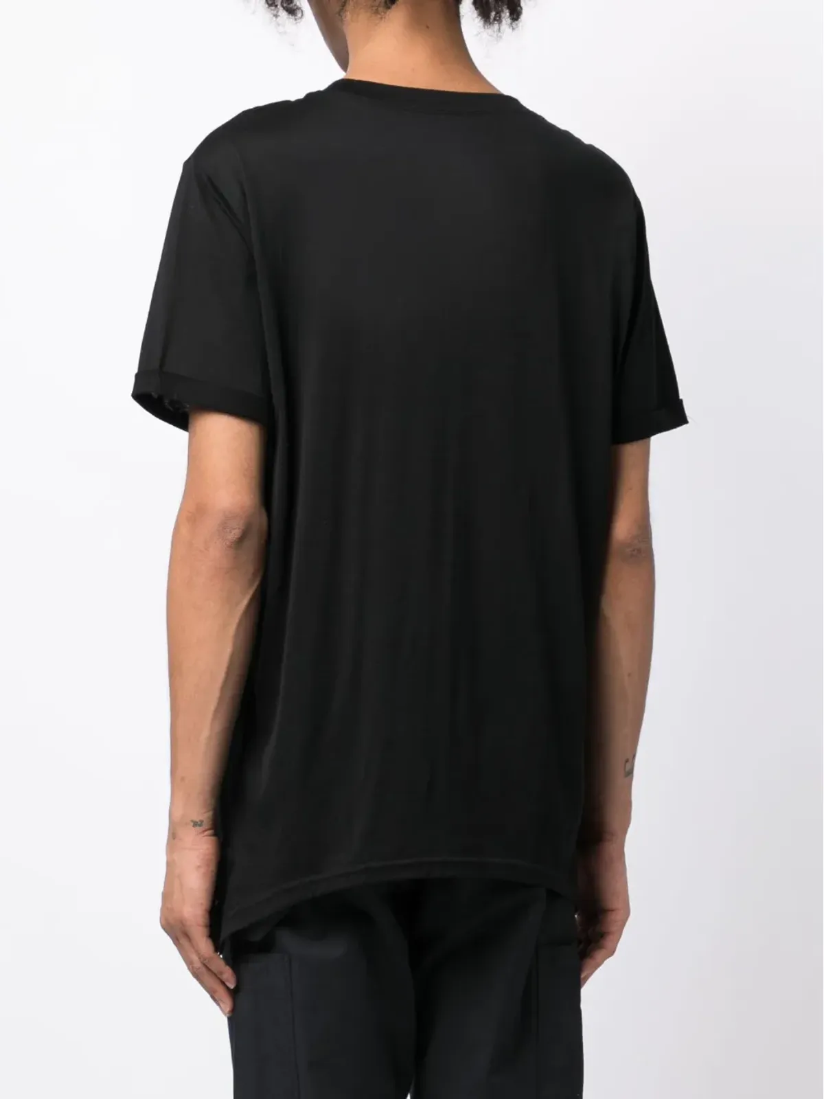 Private Stock The Haine コットンTシャツ - ブラック - 画像4