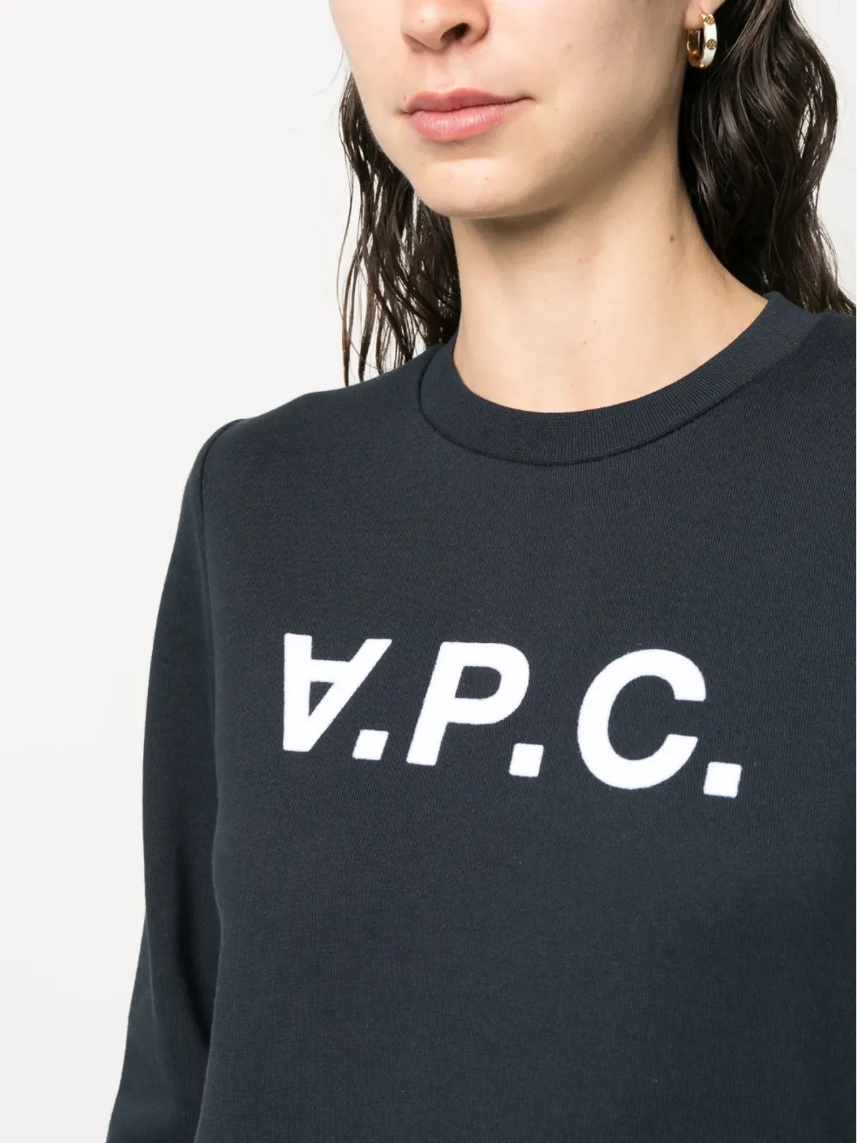 A.P.C. VPC ロゴプリント コットン スウェットシャツ - 画像5