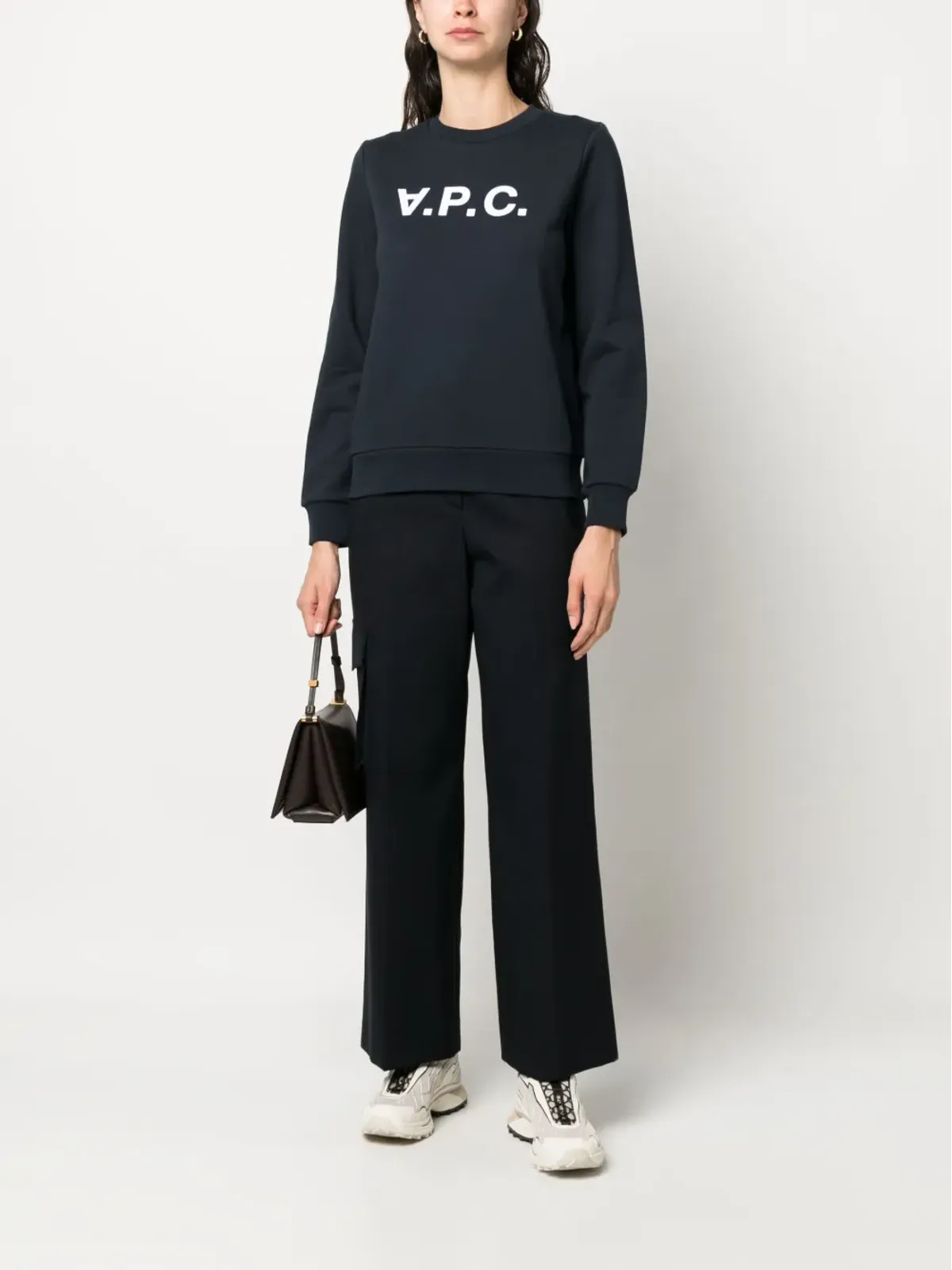 A.P.C. VPC ロゴプリント コットン スウェットシャツ - 画像2