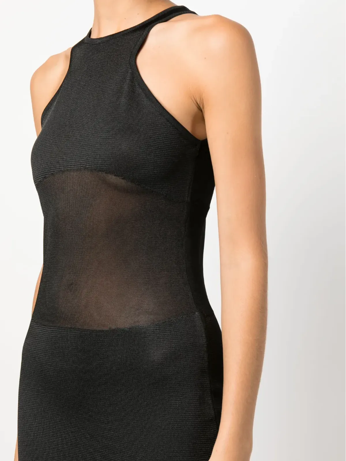 GAUGE81 racerback semi-sheer dress - 画像5