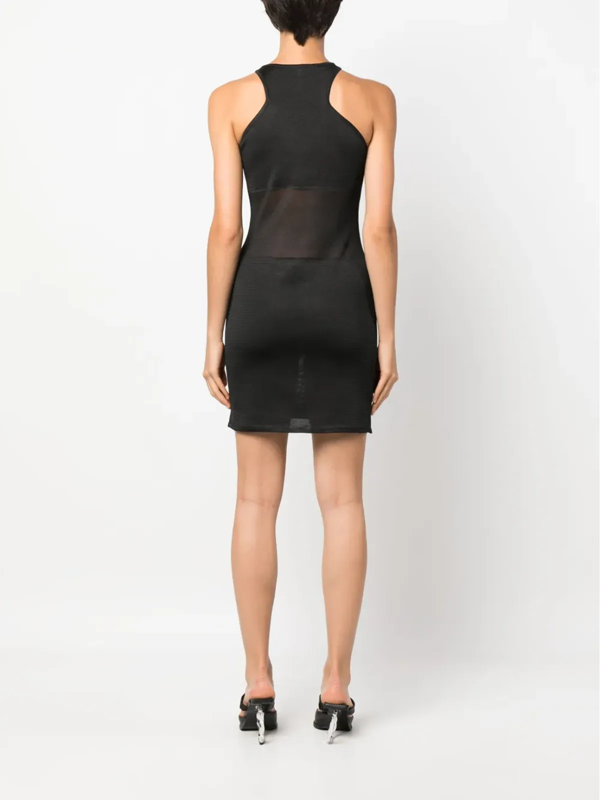GAUGE81 racerback semi-sheer dress - 画像4