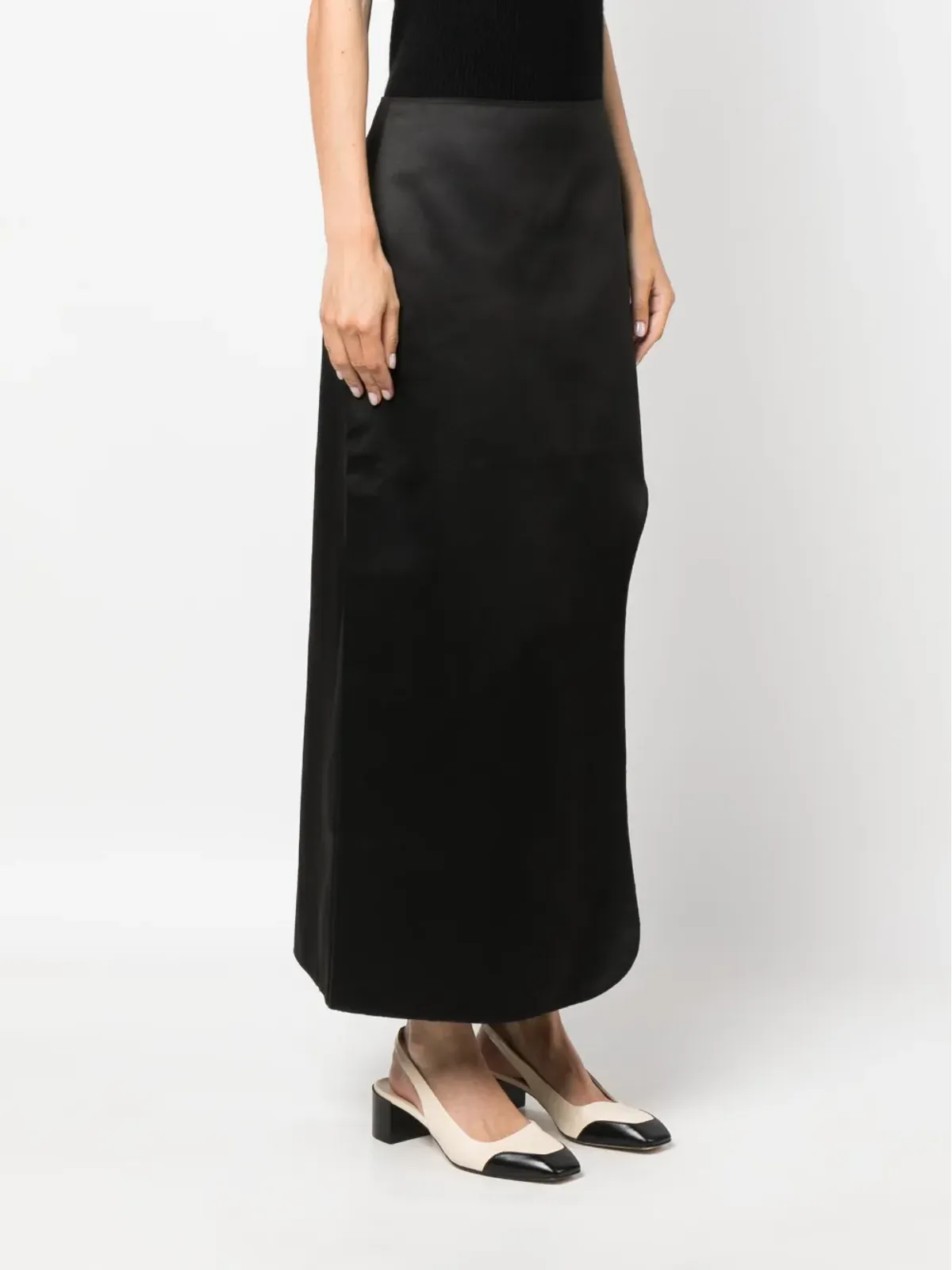 By Malene Birger ウィック サイドスリット マキシスカート - 画像3