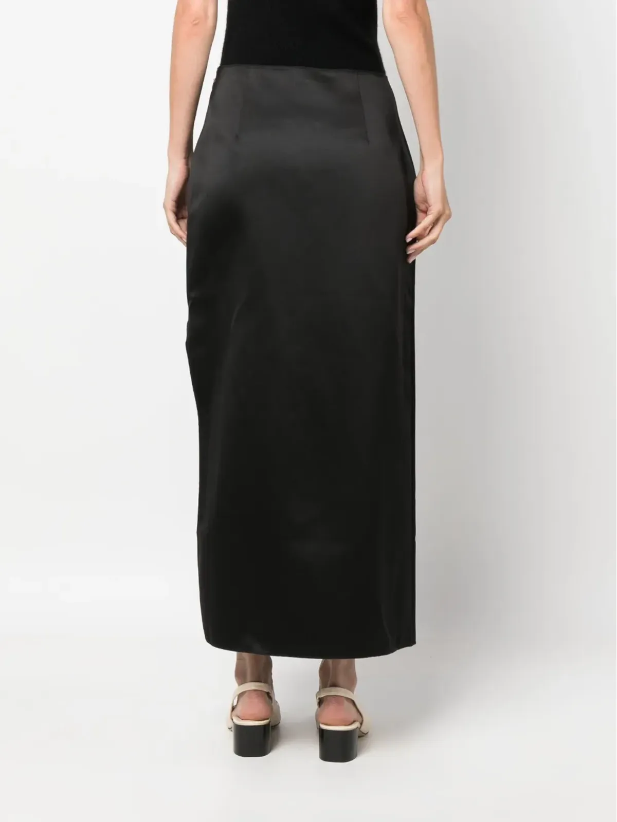 By Malene Birger ウィック サイドスリット マキシスカート - 画像4