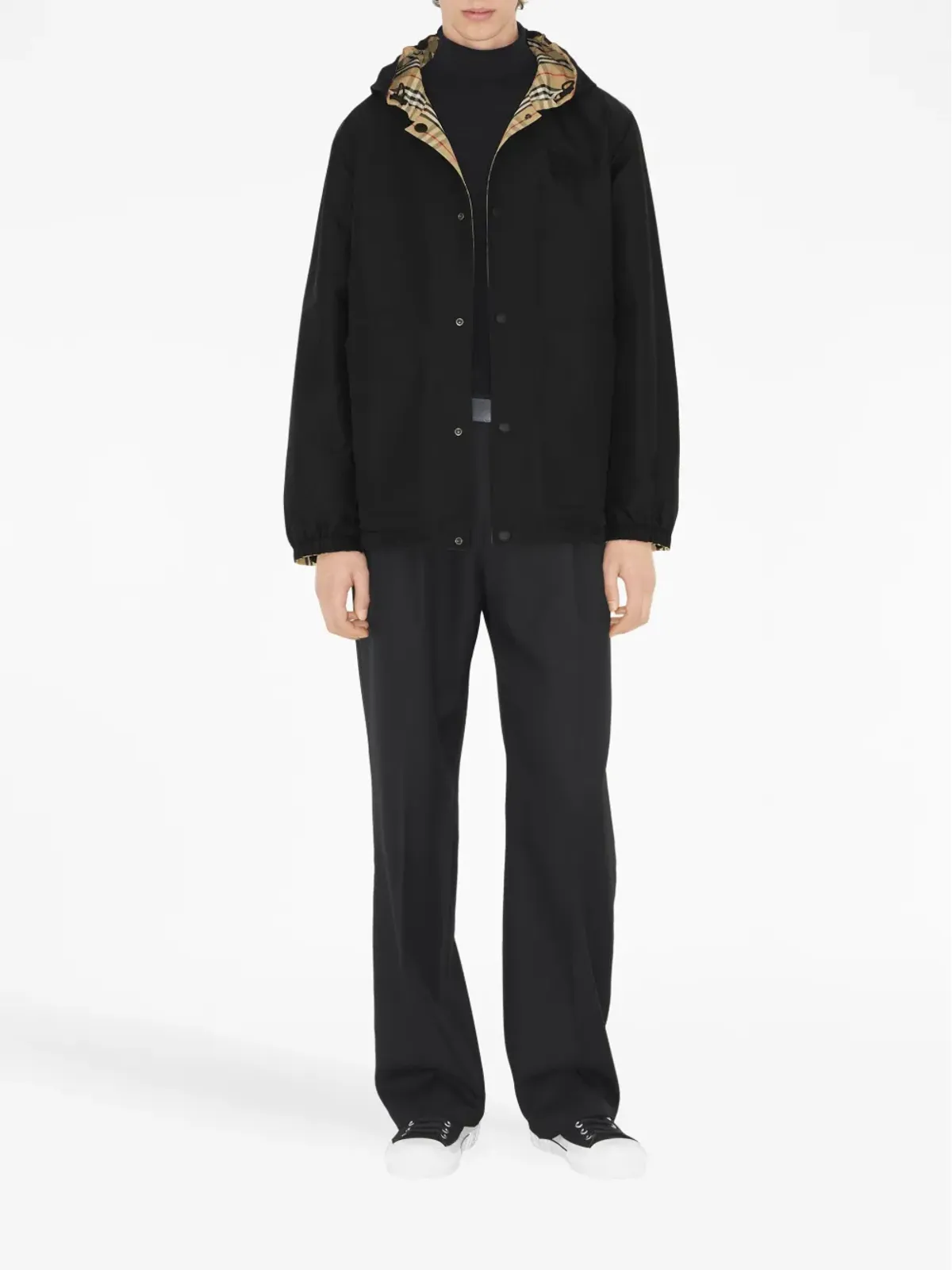 Burberry リバーシブルチェックジャケット - 画像2