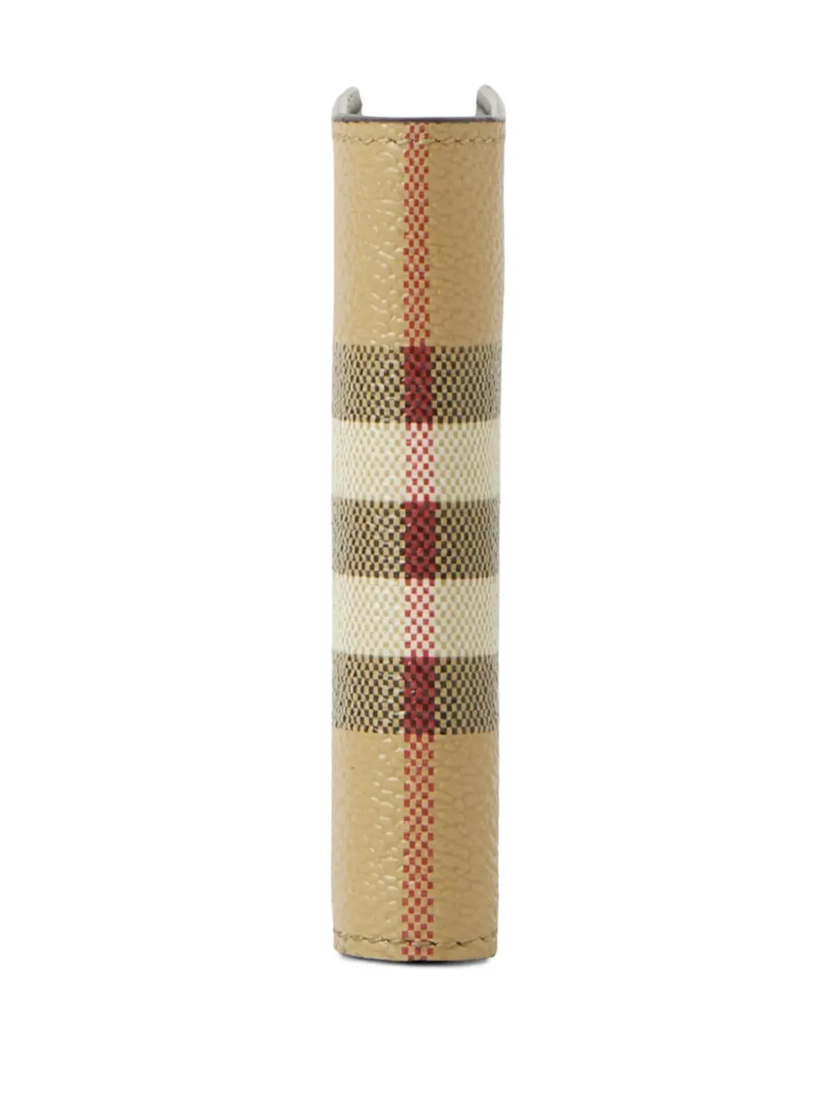 Burberry チェック柄二つ折りレザーウォレット ブラウン - 画像3