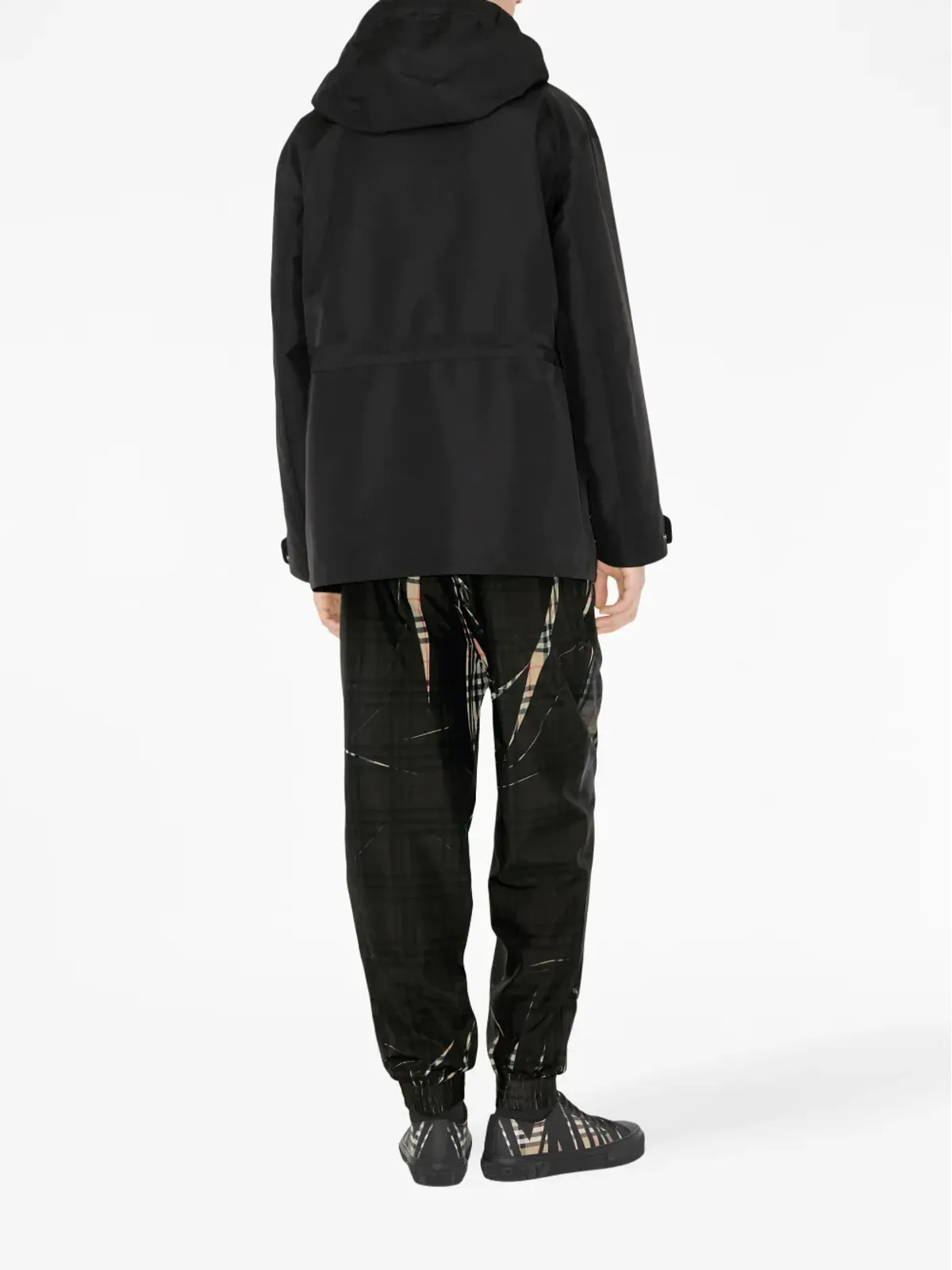 Burberry パッチポケット付きパーカコート - 画像4