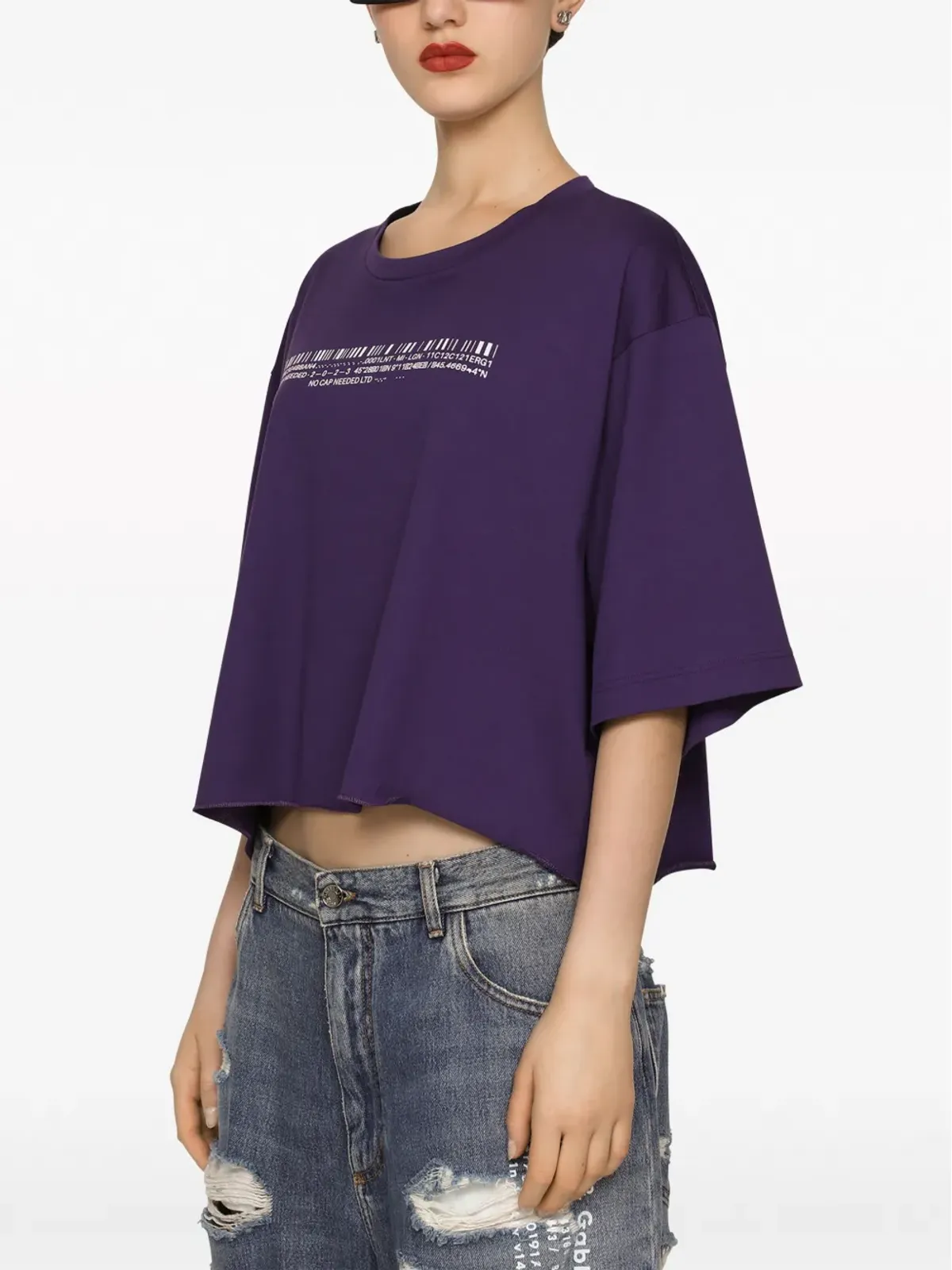 Dolce & Gabbana テキストプリント コットン Tシャツ - 画像5