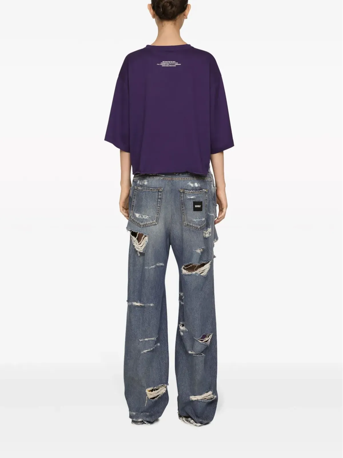 Dolce & Gabbana テキストプリント コットン Tシャツ - 画像4