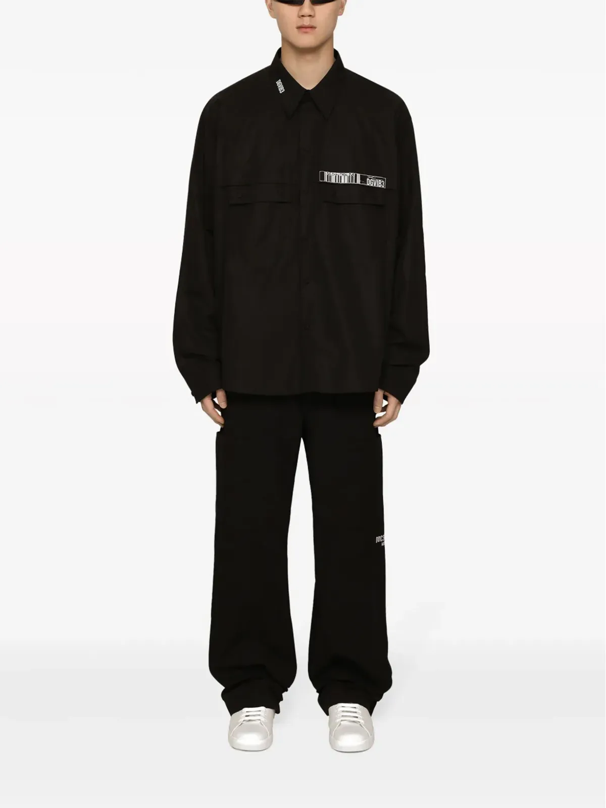 Dolce & Gabbana DGVIB3 ロゴプリント コットンシャツ - 画像2