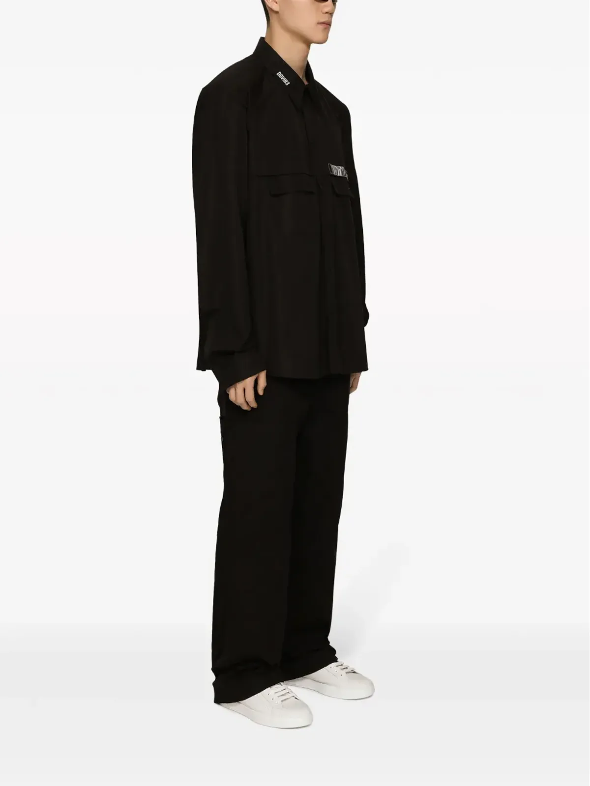 Dolce & Gabbana DGVIB3 ロゴプリント コットンシャツ - 画像3