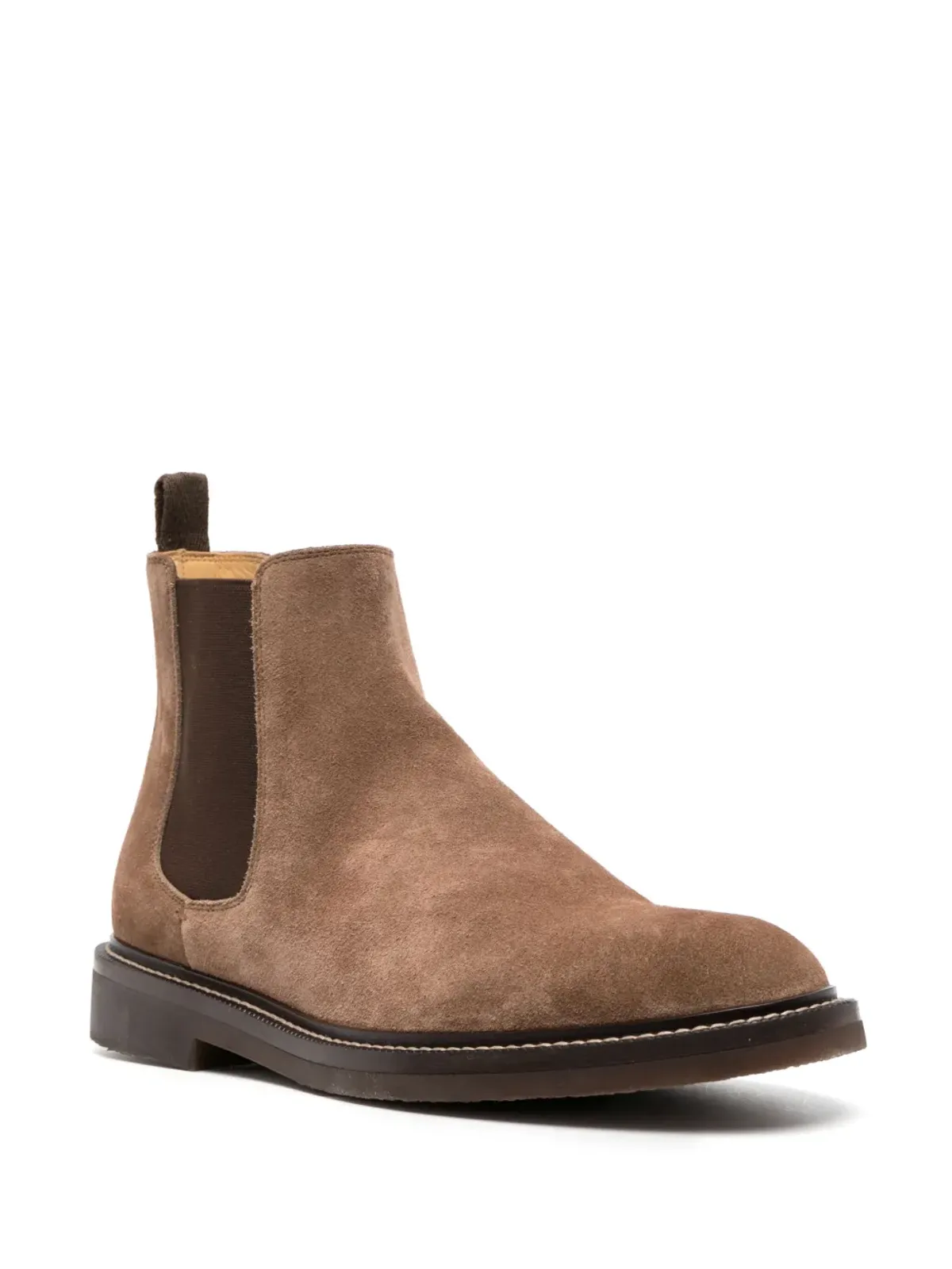 Brunello Cucinelli suede Chelsea boots - Brown - 画像2